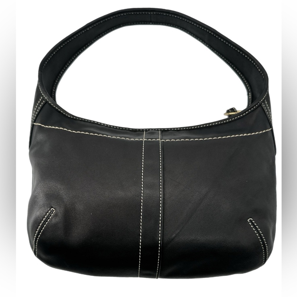 COACH 11282 Mini Ergo Hobo Shoulder Bag Black Leather Rare Y2K - Picture 4 of 14